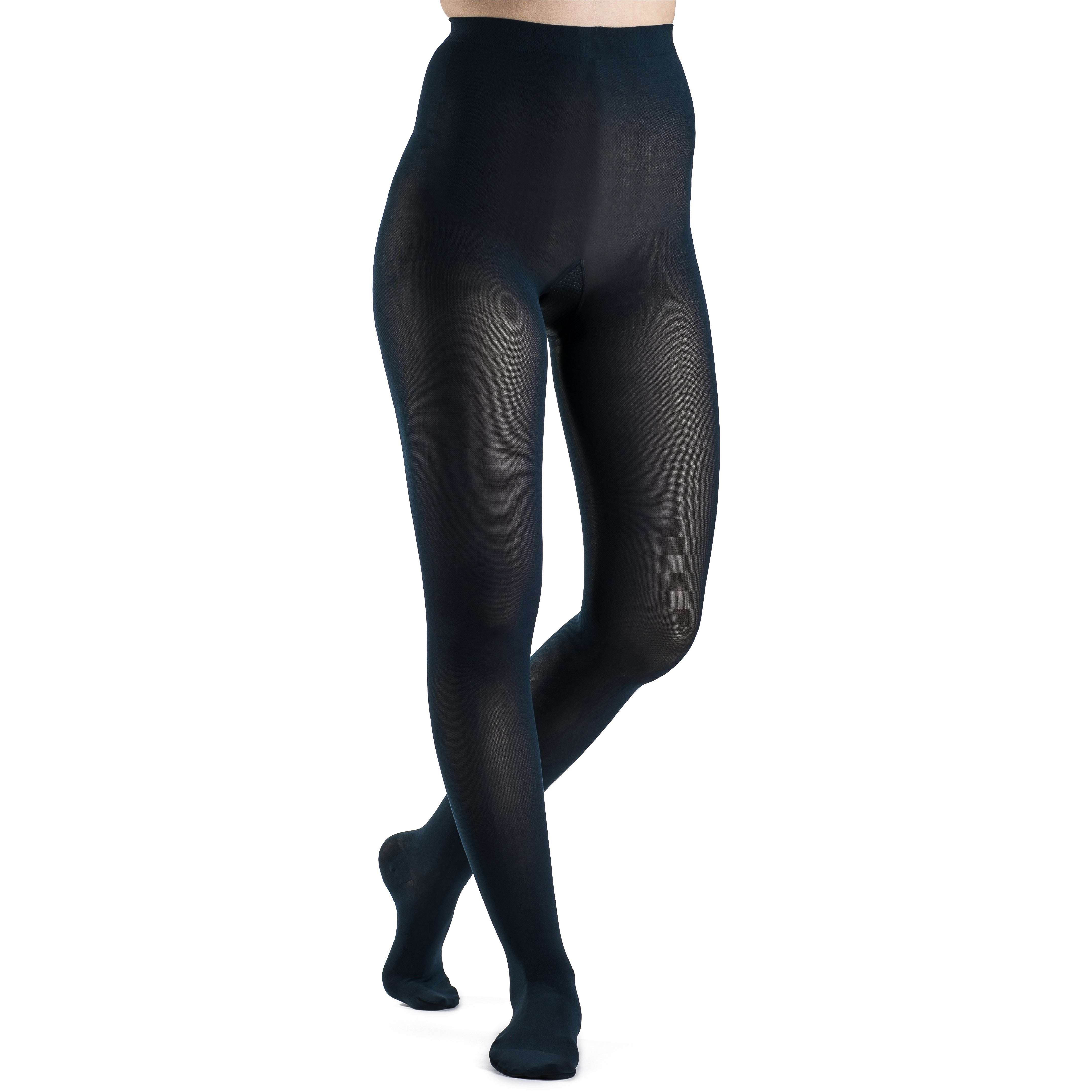Navy Blue Footless Tights for Women Soft and Durable Color Tights
